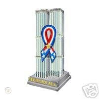 Christopher Radko TWIN TOWERS 9/11 Tribute Christmas NYC ornament