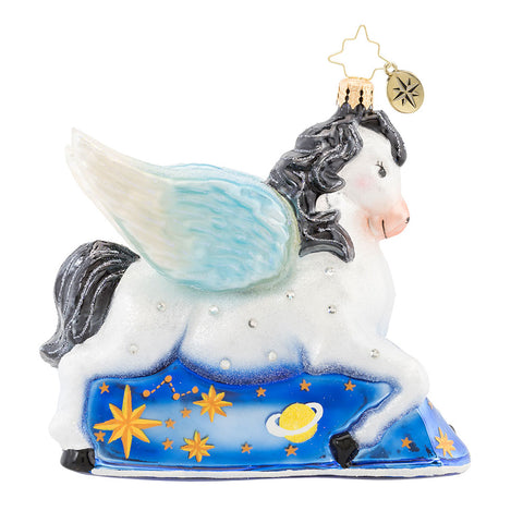 Christopher Radko Dreaming of Pegasus Flying Horse Ornament