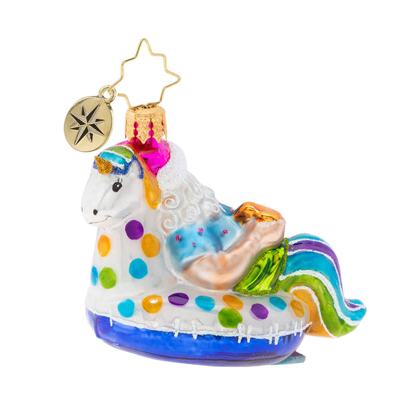 Christopher Radko Floating Through The Holidays Gem Ornament