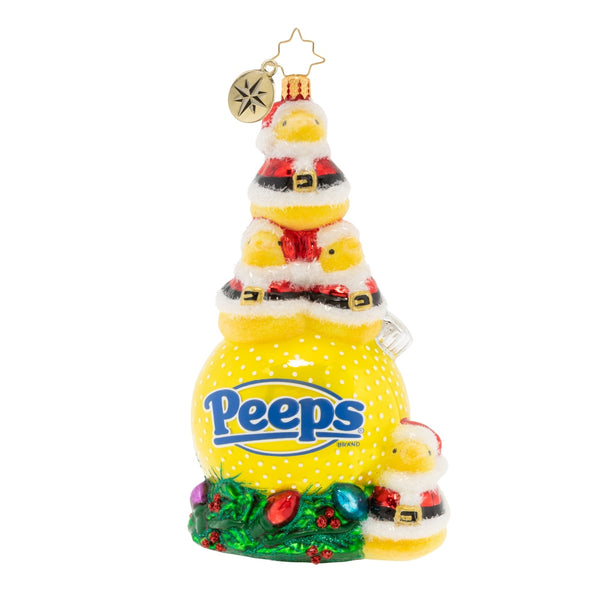 Christopher Radko A Peeping Peeps Holiday Chicks Candy Ornament