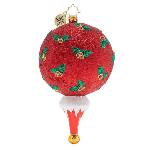 Christopher Radko Picturesque Santa Drop Ornament