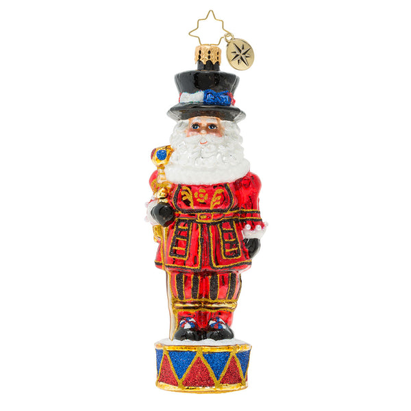 Christopher Radko Royal Beefeater Beef Eater Santa Guard London Ornament