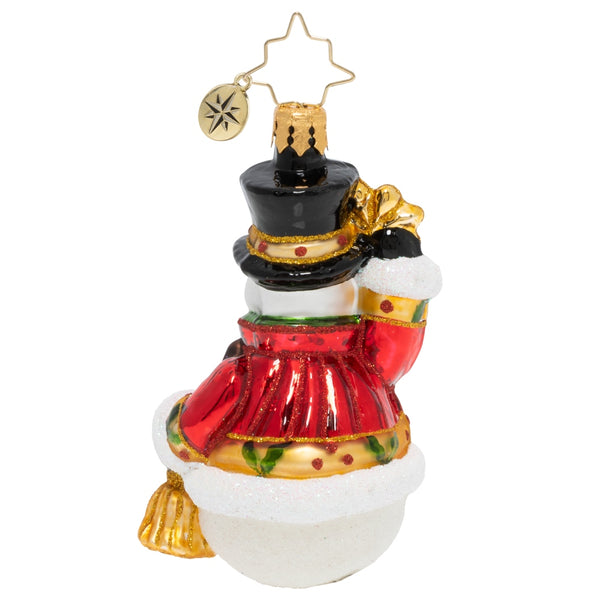 Christopher Radko Star Struck Snowman Little Gem Ornament