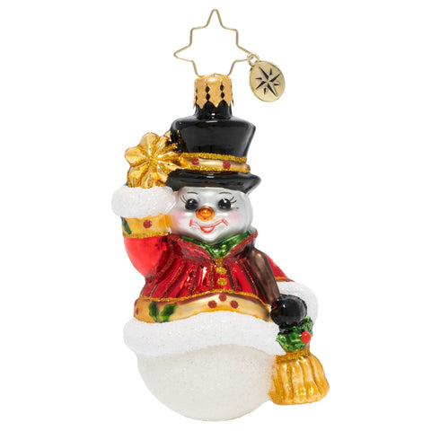 Christopher Radko Star Struck Snowman Little Gem Ornament