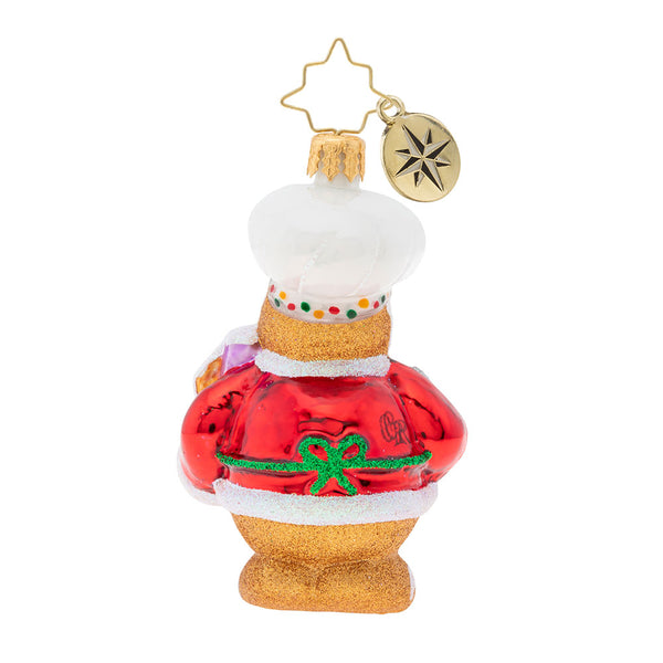 Christopher Radko Sweetest Chef Around Little Gem Gingerbread Ornament