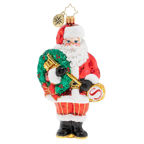 Christopher Radko The Key to Christmas Cheer Santa Ornament