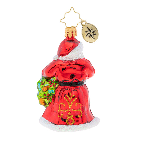 Christopher Radko The Perfect Pear Little Gem 12 days Santa 3" Ornament