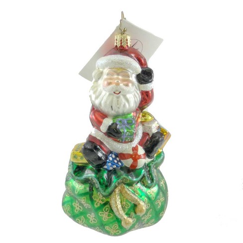 Christopher Radko Ridin High Little Gem Santa ornament