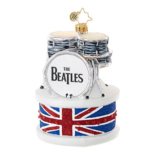 Christopher Radko The Beatles Ringo Drum Set Ornament