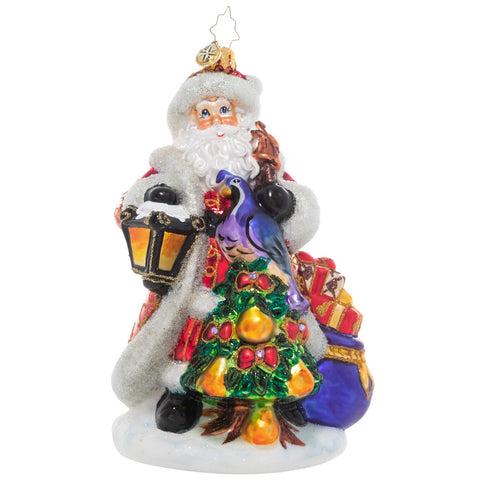 Christopher Radko Santa's Pear Tree 12 Days Christmas Ornament