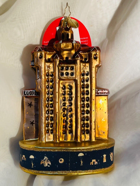 Christopher Radko Disney WDW 50th Anniv Tower Ornament New