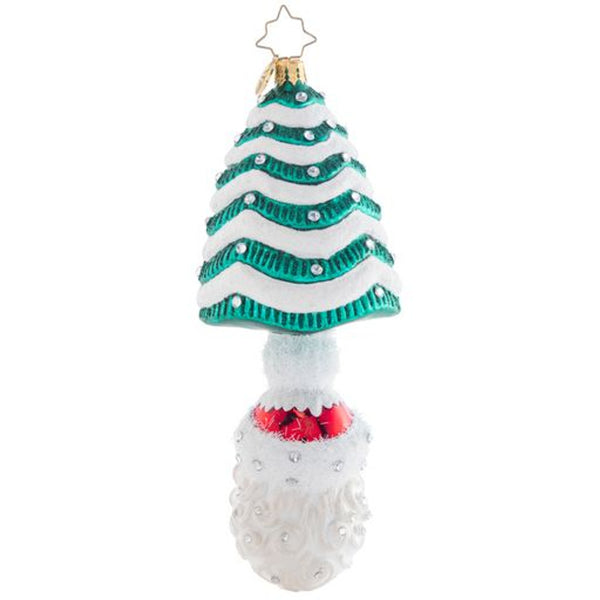 Christopher Radko Under the Tree Santa Ornament