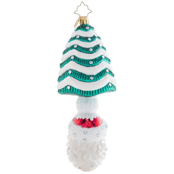 Christopher Radko Under the Tree Santa Christmas Ornament