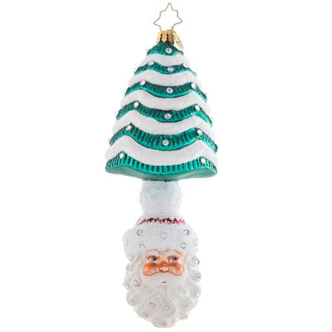 Christopher Radko Under the Tree Santa Ornament