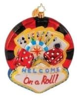 Christopher Radko LAS VEGAS On a Roll State ornament Sale