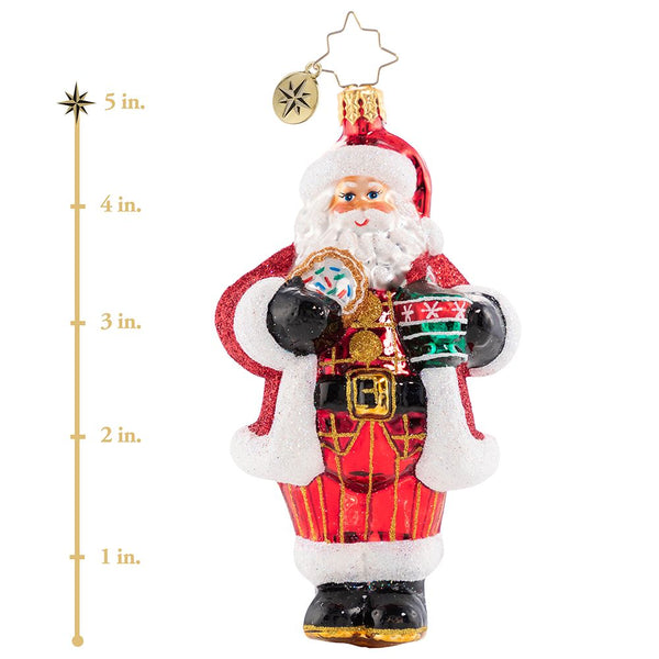 Christopher Radko Cocoa Cravings Claus Santa Hot Chocolate Ornament