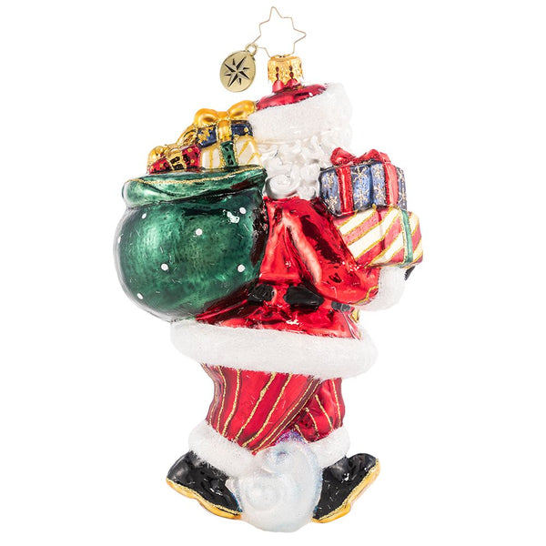 Christopher Radko AIDS 2021 Charity Claus Santa Ornament