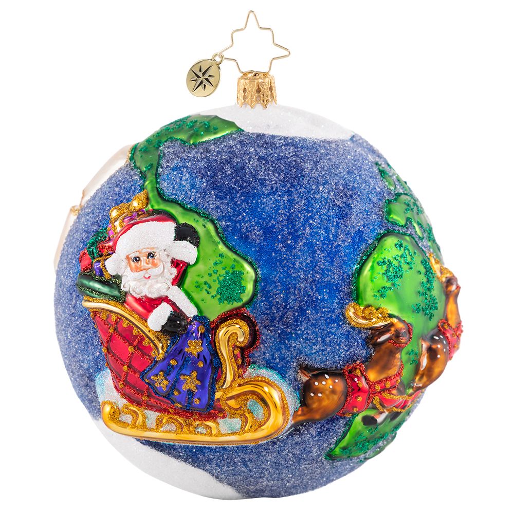 Christopher Radko All I Want For Christmas World Peace Ornament